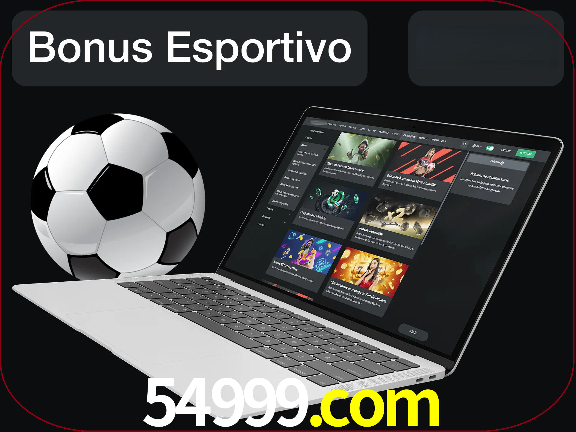 Antes de começar a apostar, use o bônus esportivo.